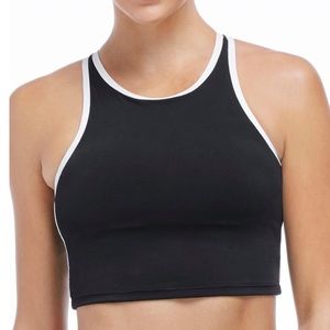 Fabletics black crop top M